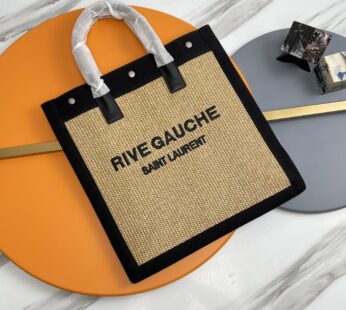 Rive Gauche Tote In Canvas Bag