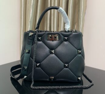 Garavani Roman Stud Top Handle Bag