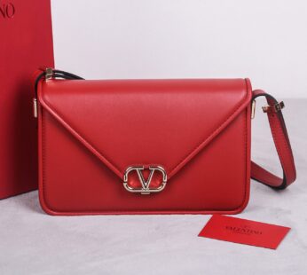 Garavani Vlogo Leather Letter Shoulder Bag